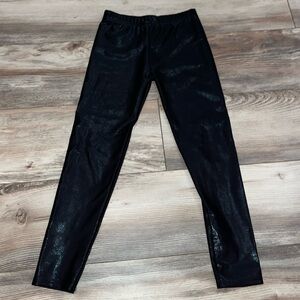 Dori Creations girls satin/ shiny keggings size 8/10